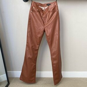 rag & bone Casey faux leather flared pants
